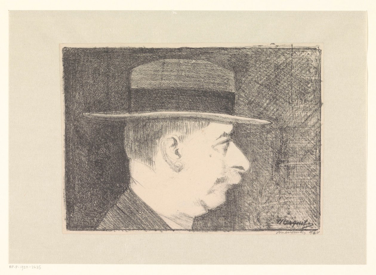 Autoportrait - Samuel Jessurun de Mesquita (signed by artist)