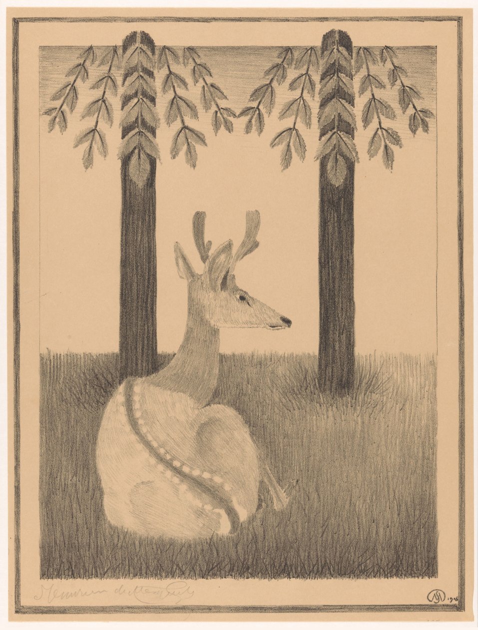 Cerf Barasingha - Samuel Jessurun de Mesquita