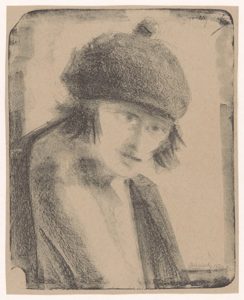 Femme avec béret - Samuel Jessurun de Mesquita