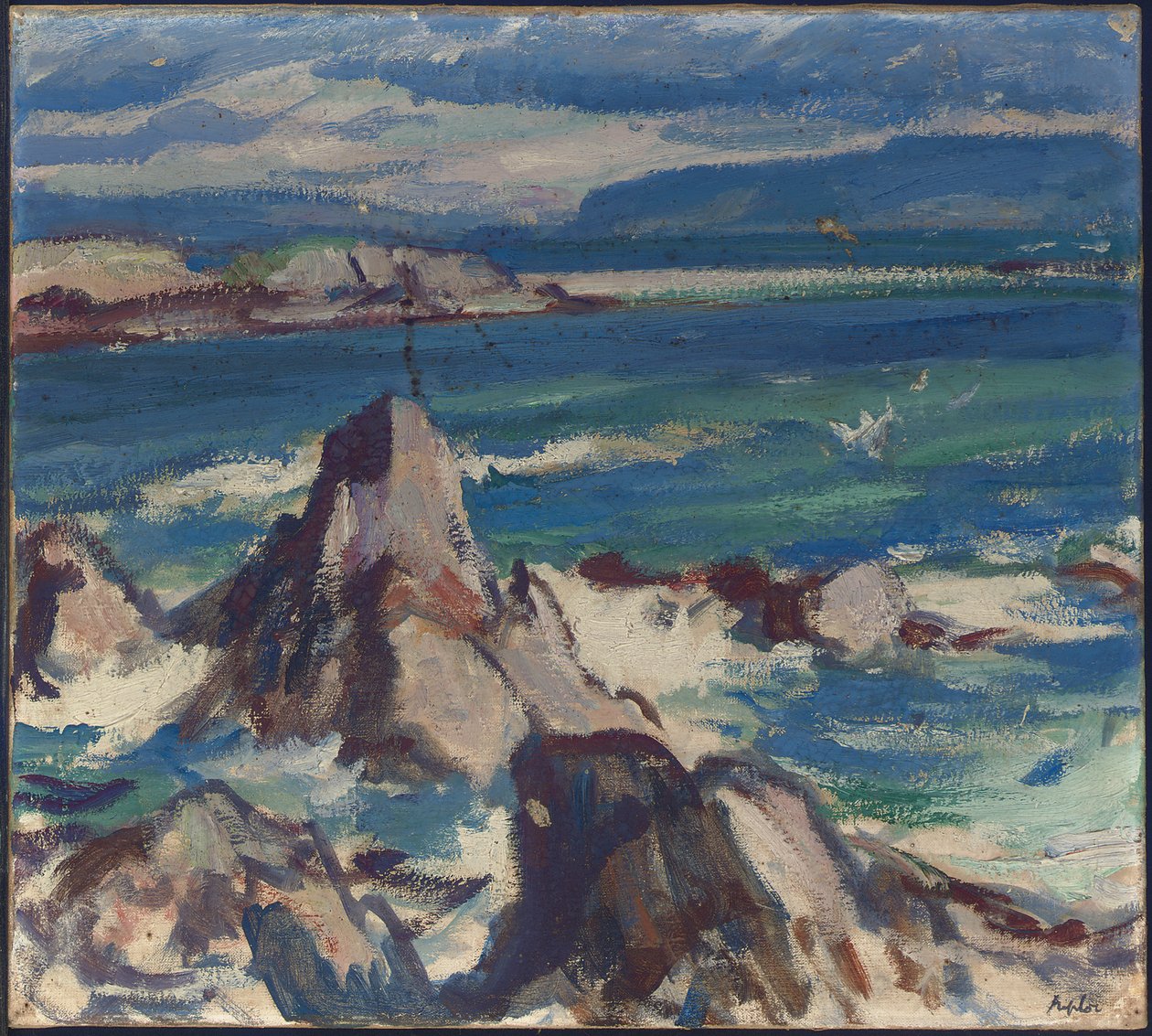 Rochers et mer, Iona - Samuel John Peploe