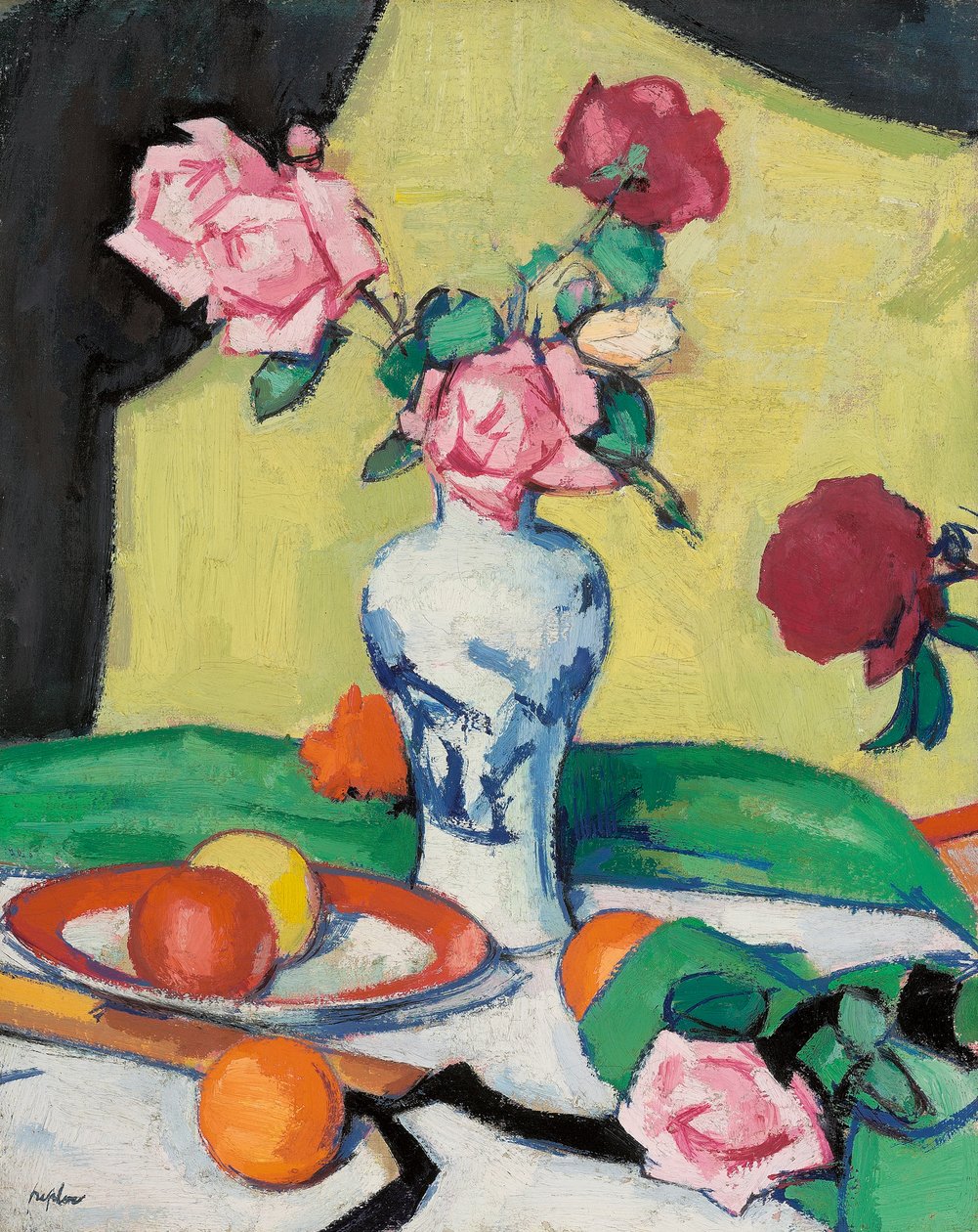 Roses, début des années 1920 - Samuel John Peploe