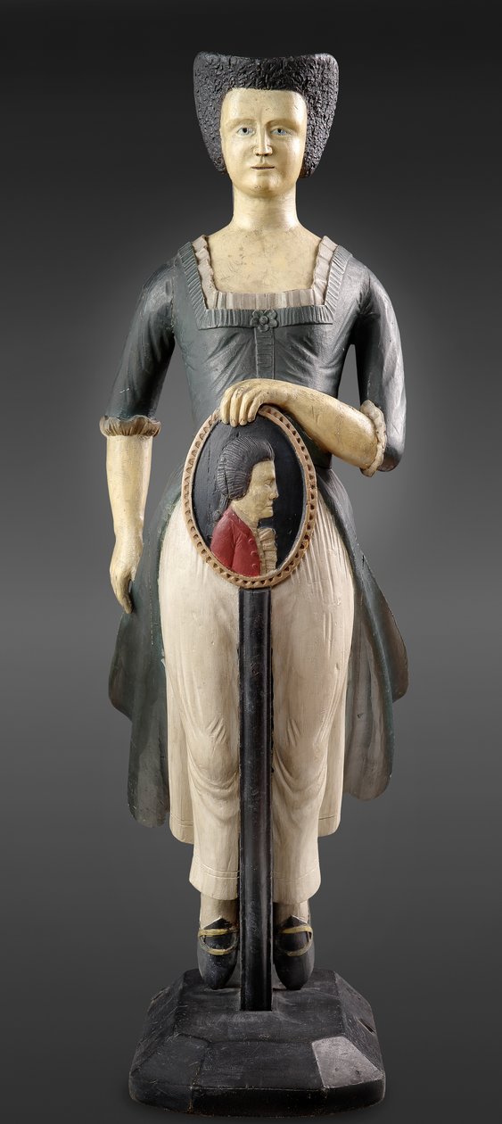 Modèle de figure de proue, vers 1800 (bois peint) - Samuel McIntire