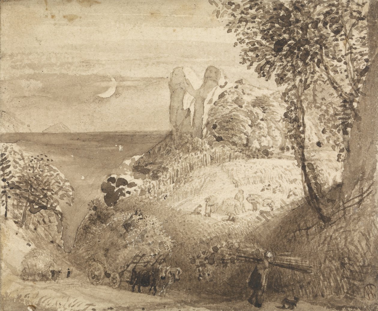 Une scène pastorale - Samuel Palmer
