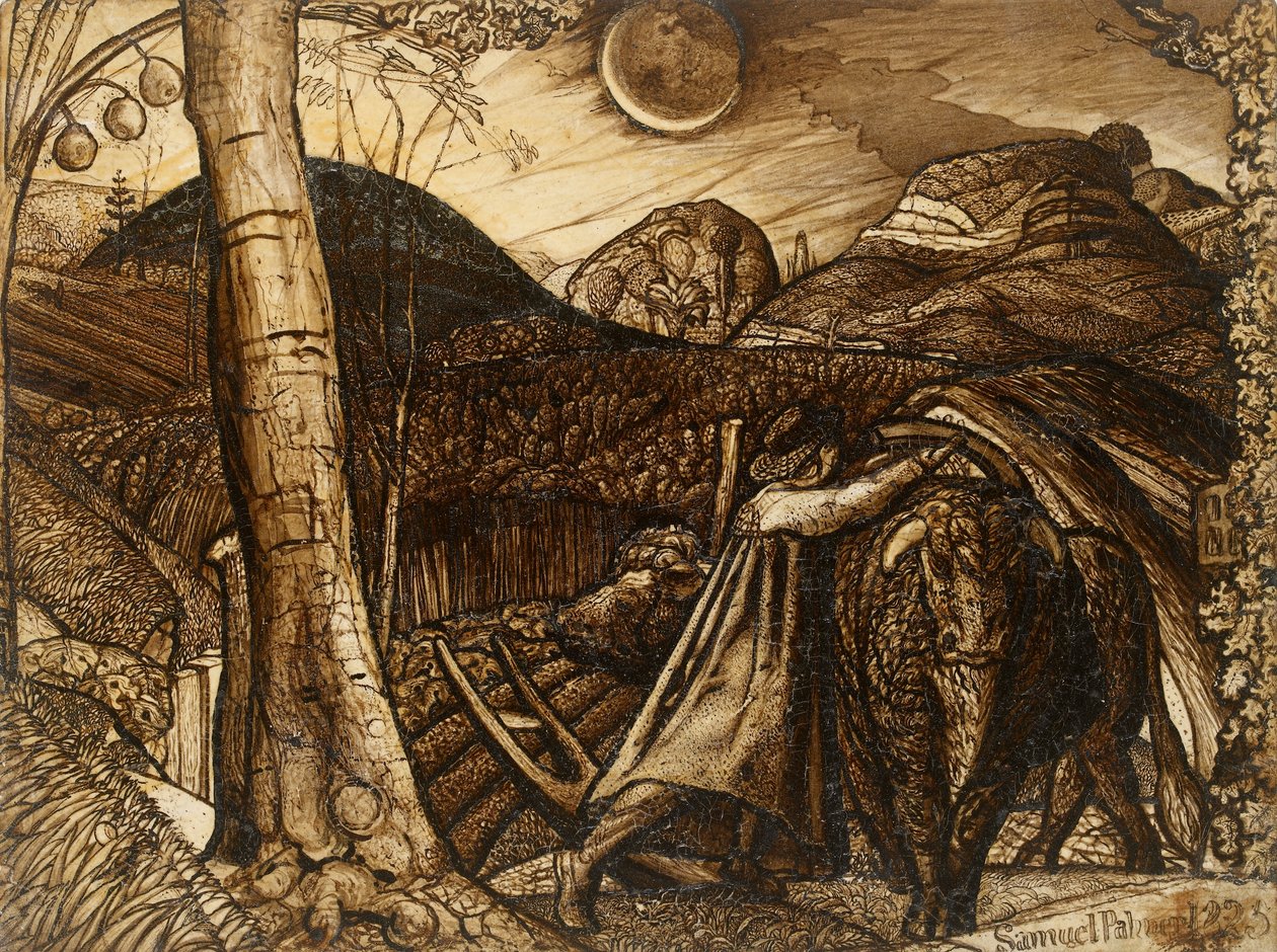 Scène rustique - Samuel Palmer