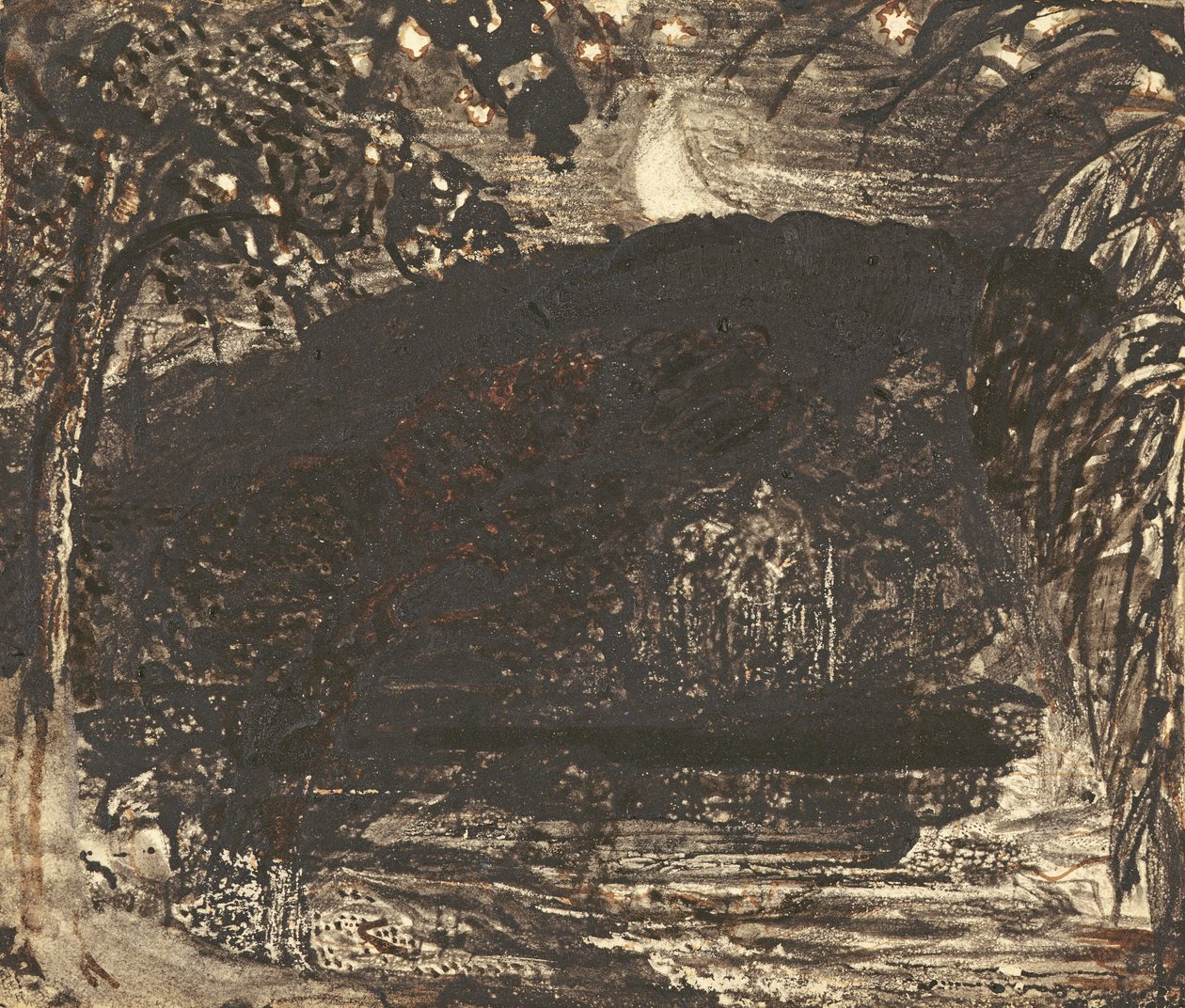 Lever de lune - Samuel Palmer