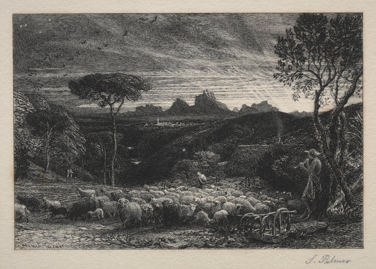 Ouvrir le pli - Samuel Palmer