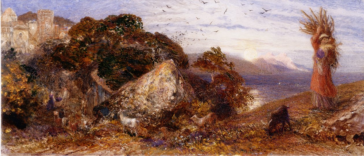 Lune montante - Samuel Palmer