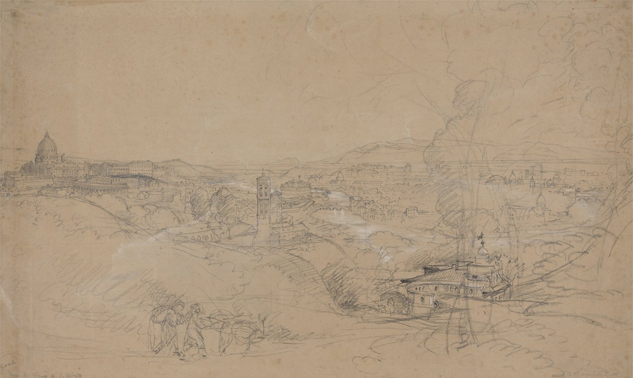 Rome depuis San Spirito - Samuel Palmer