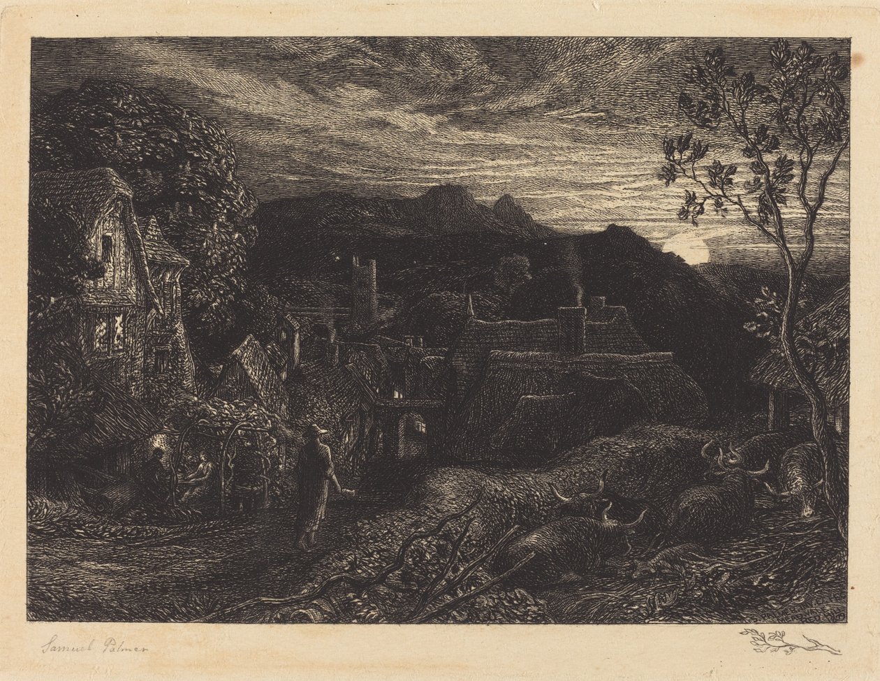 Le crieur - Samuel Palmer