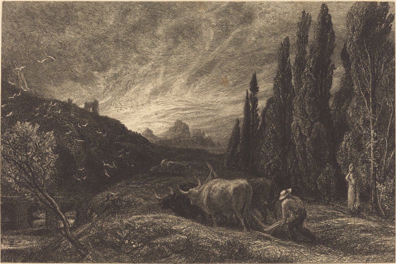 Le premier laboureur - Samuel Palmer