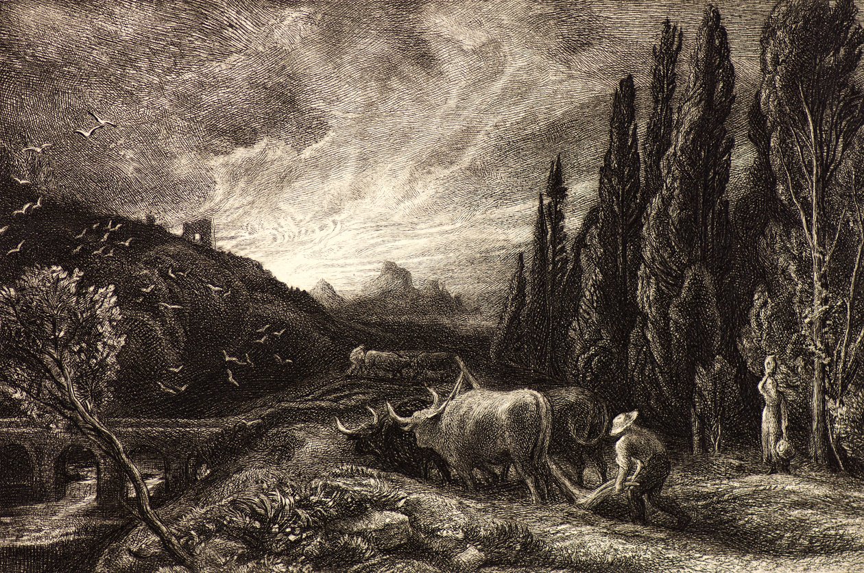 Le Premier Laboureur - Samuel Palmer
