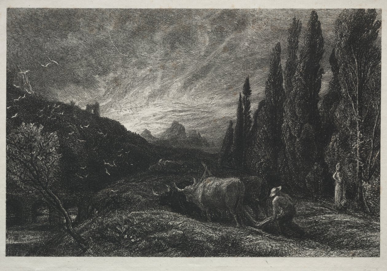 Le Laboureur matinal - Samuel Palmer
