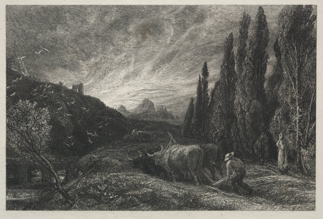 Le premier laboureur - Samuel Palmer