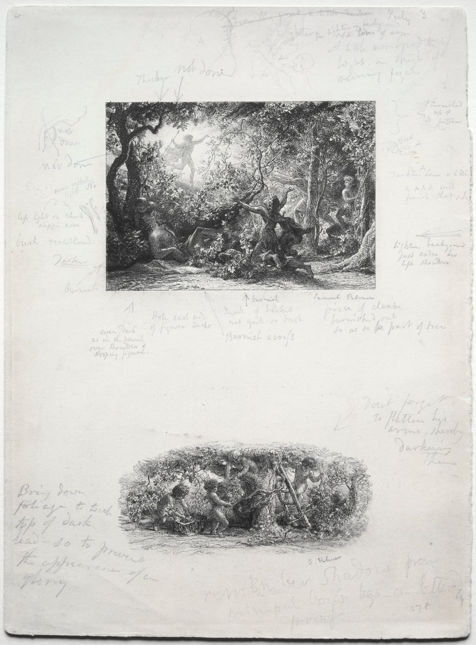 La Vigne, 1852 - Samuel Palmer