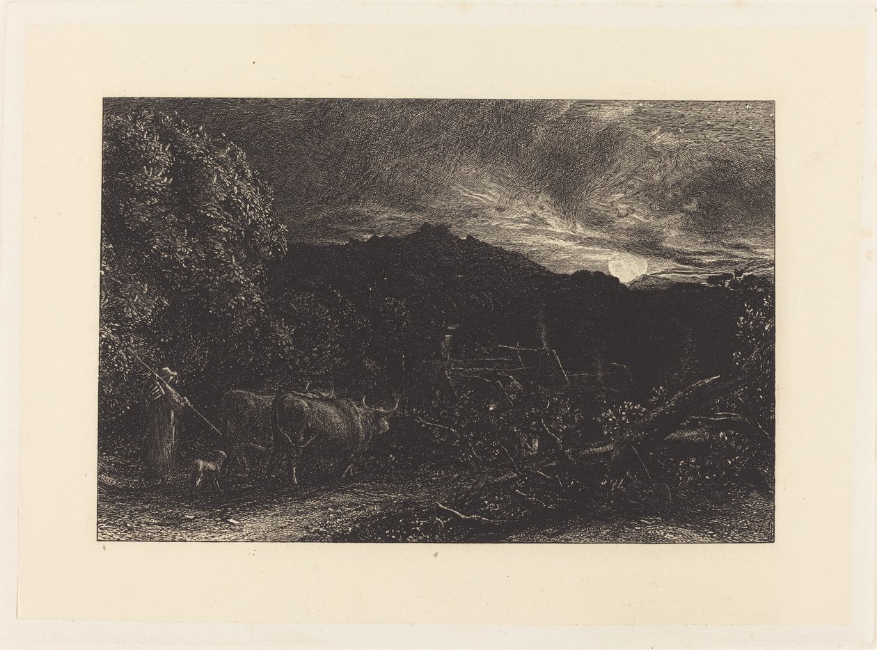 Le laboureur fatigué - Samuel Palmer