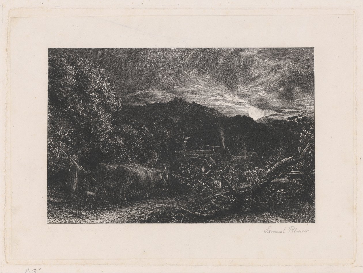 Le laboureur fatigué - Samuel Palmer