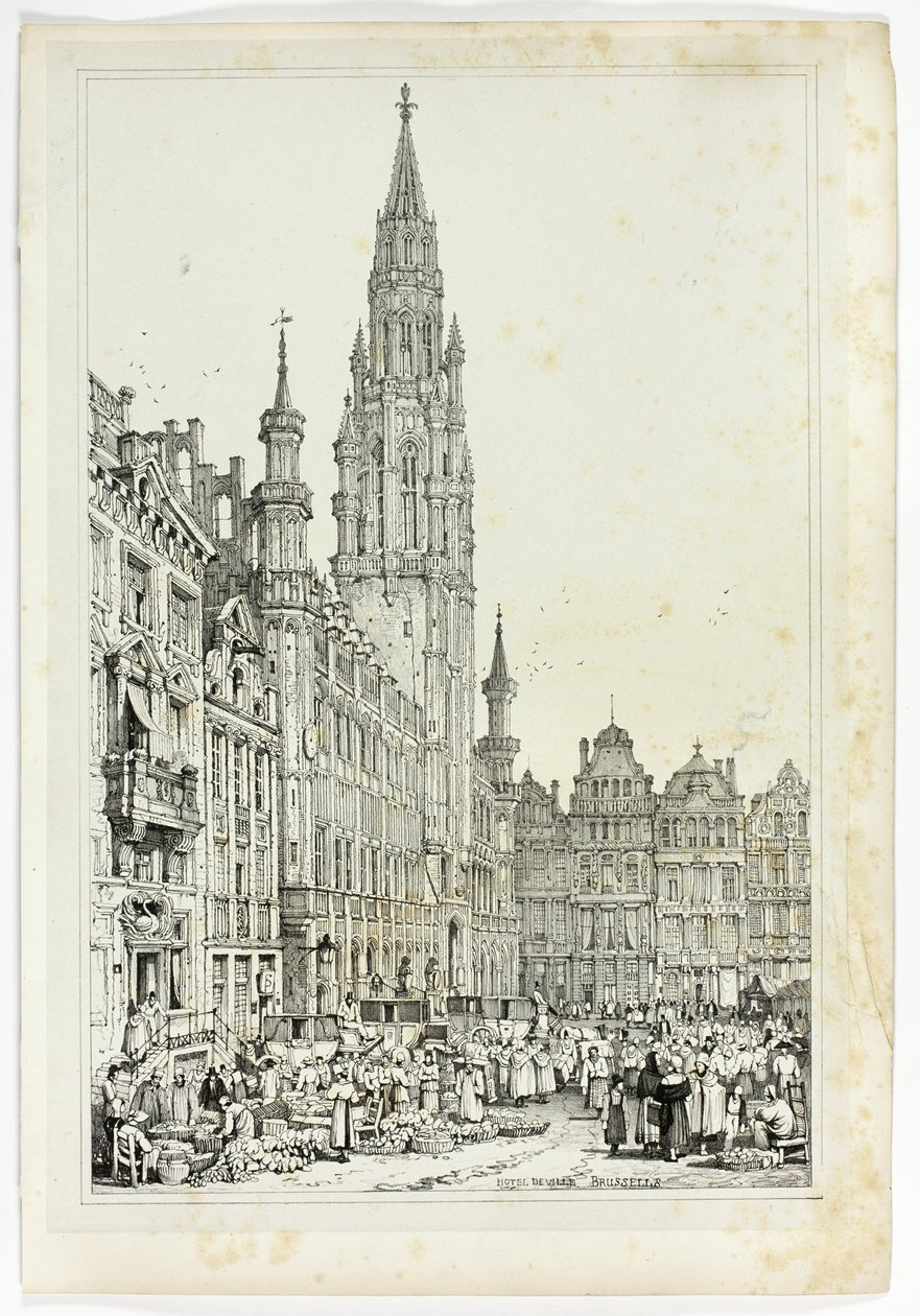 Hôtel de Ville, Bruxelles - Samuel Prout