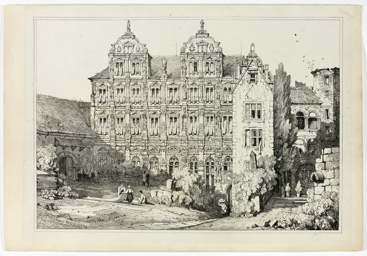Partie du château de Heidelberg - Samuel Prout