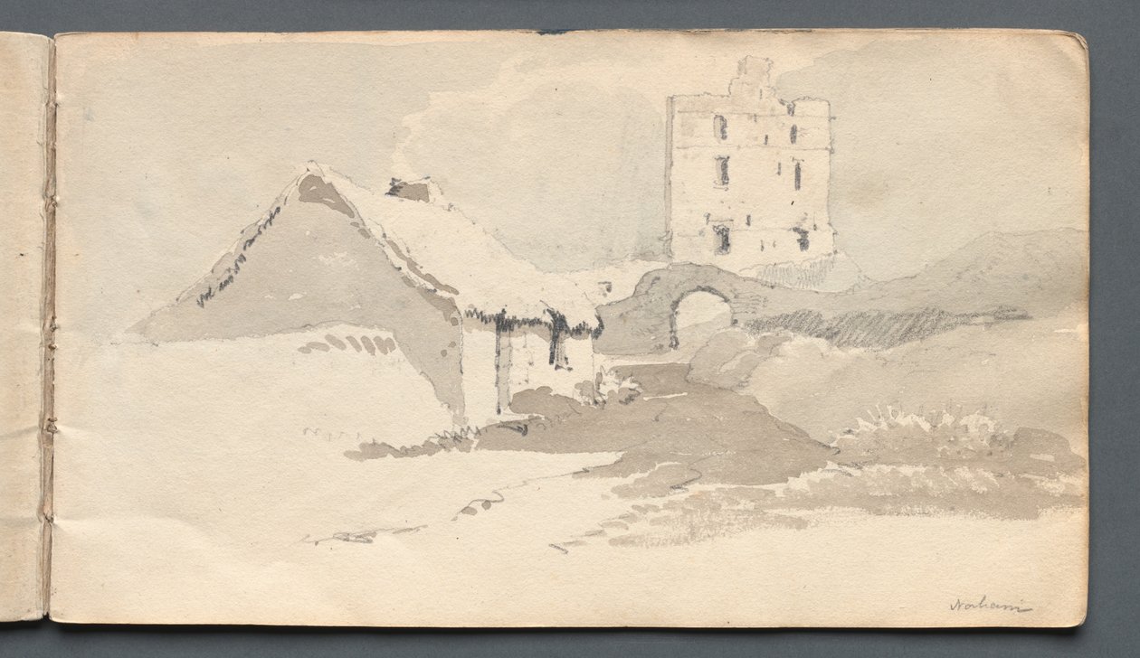 Carnet de croquis : Norham, 1814 - Samuel Prout