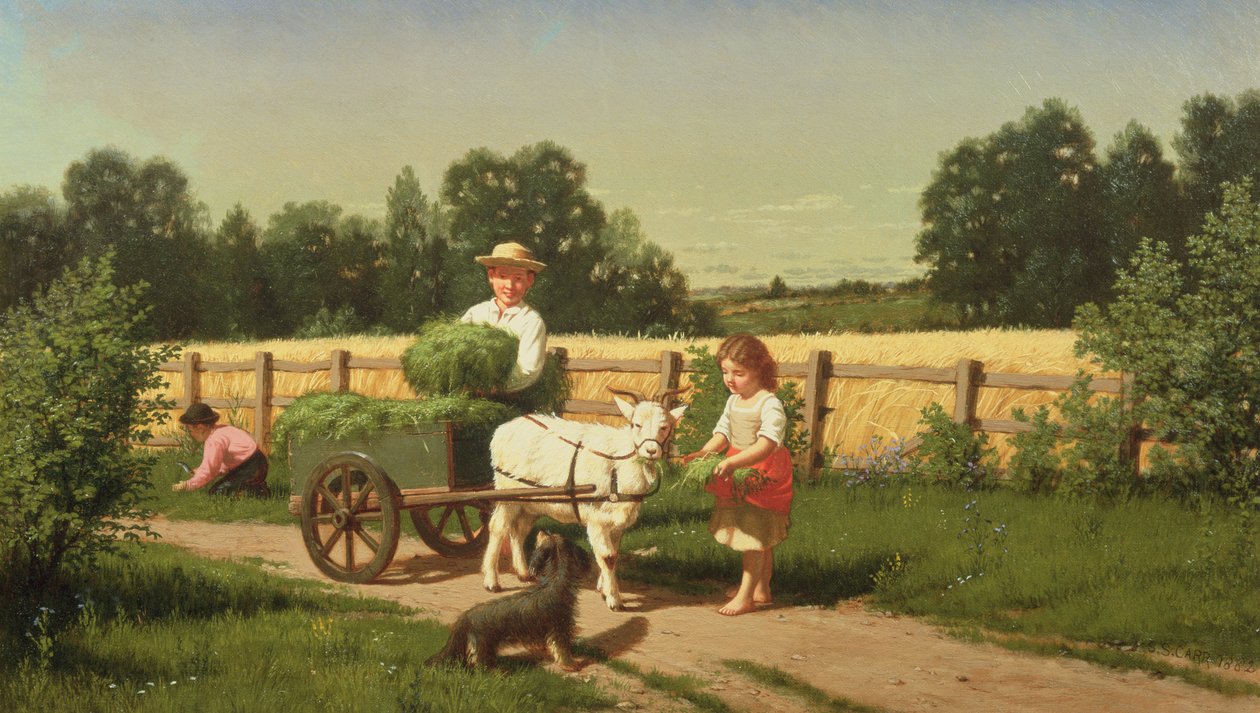 La charrette à chèvres - Samuel S. Carr