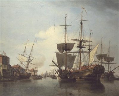 Navire charbonnier sur la Tamise près de Deptford - Samuel Scott