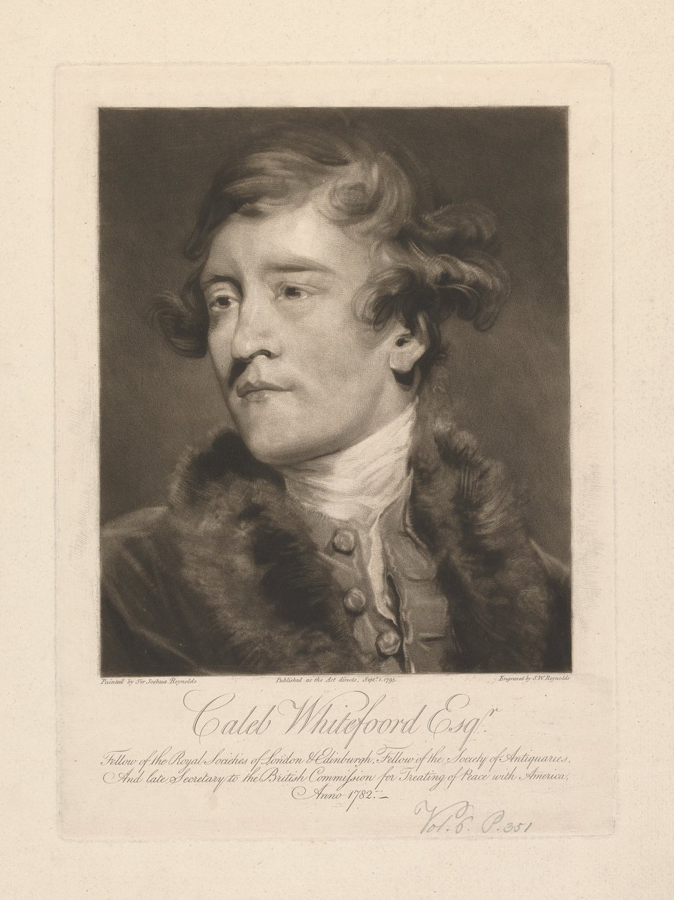 Caleb Whitefoord Esq. - Samuel William Reynolds