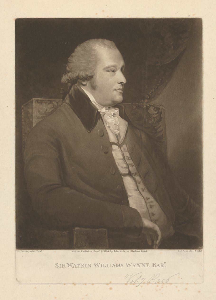 Sir Watkin Williams-Wynn, 4e baronnet Wynn - Samuel William Reynolds