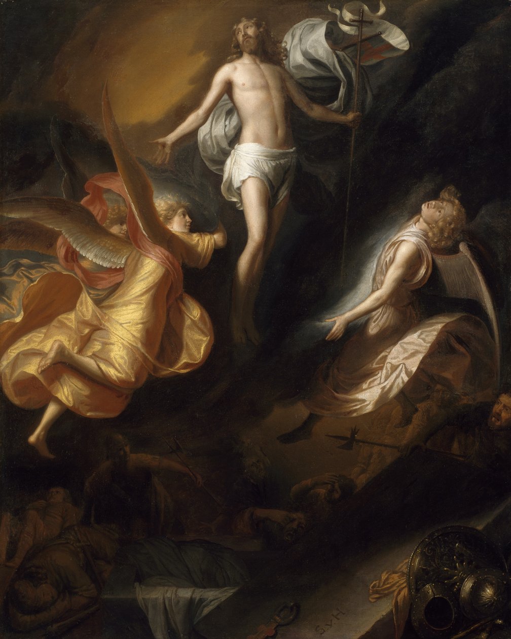 Résurrection du Christ, 1665-70 - Samuel van Hoogstraten