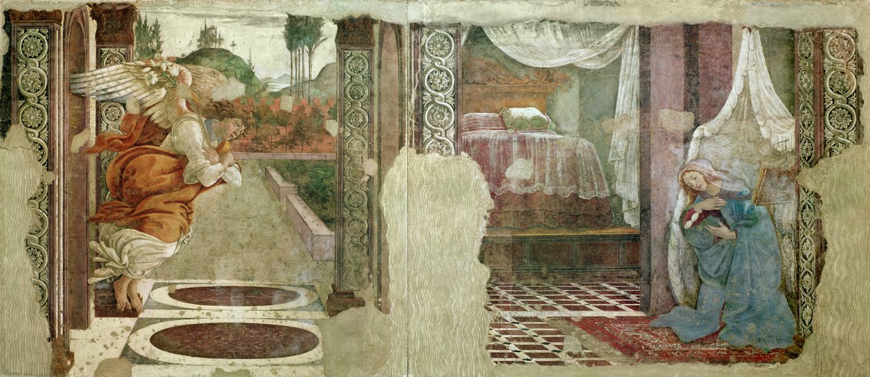 Annonciation de San Martino della Scala - Sandro Botticelli