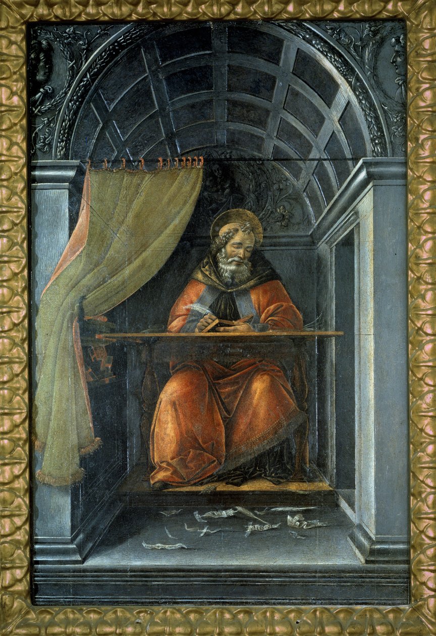 Saint Augustin dans sa cellule - Sandro (1444/5 1510) Botticelli