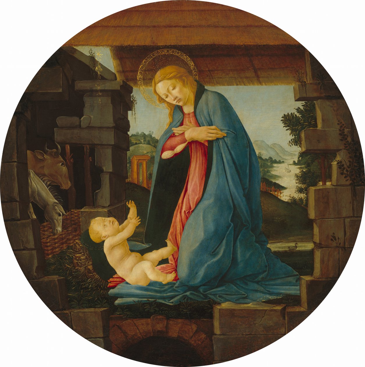 La Vierge adorant l