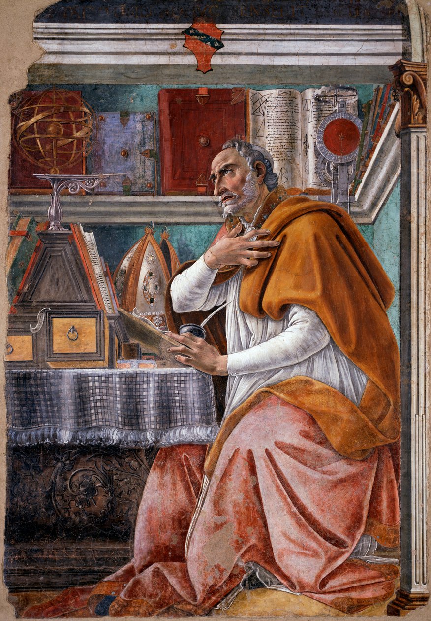 Saint Augustin (fresque) - Sandro Botticelli
