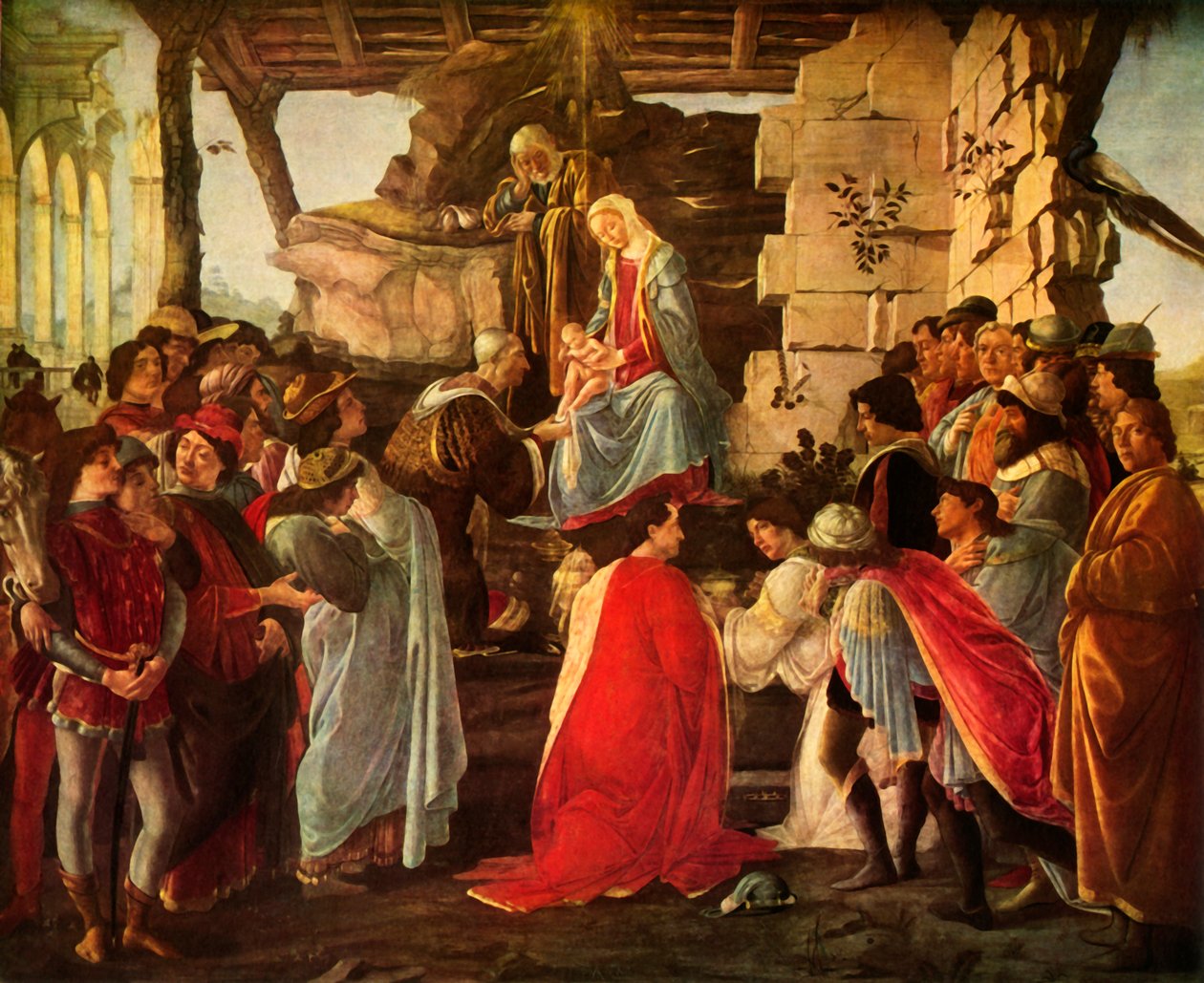 Adoration des mages, 1476 - Sandro Botticelli