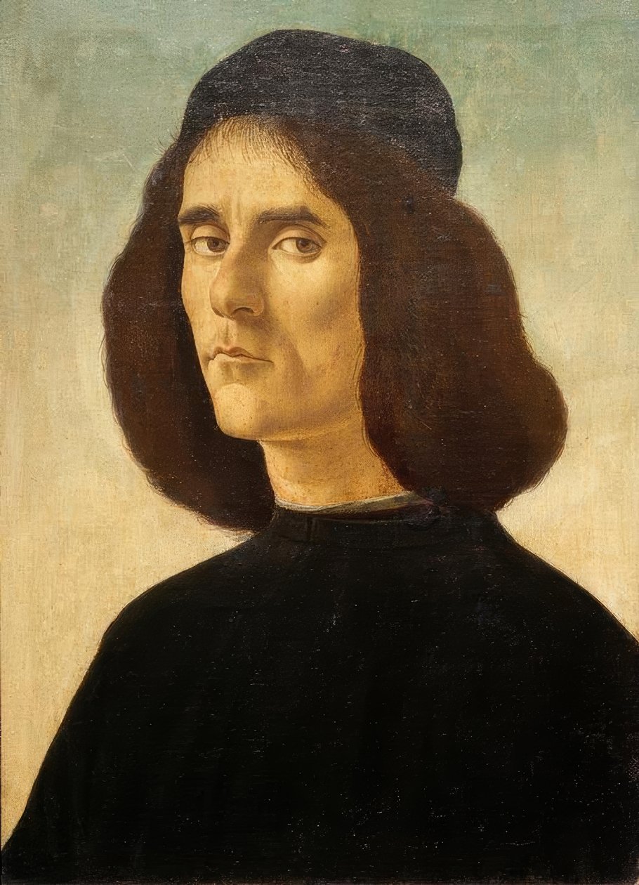 Portrait de Michael Marullus Tarchaniota - Sandro Botticelli