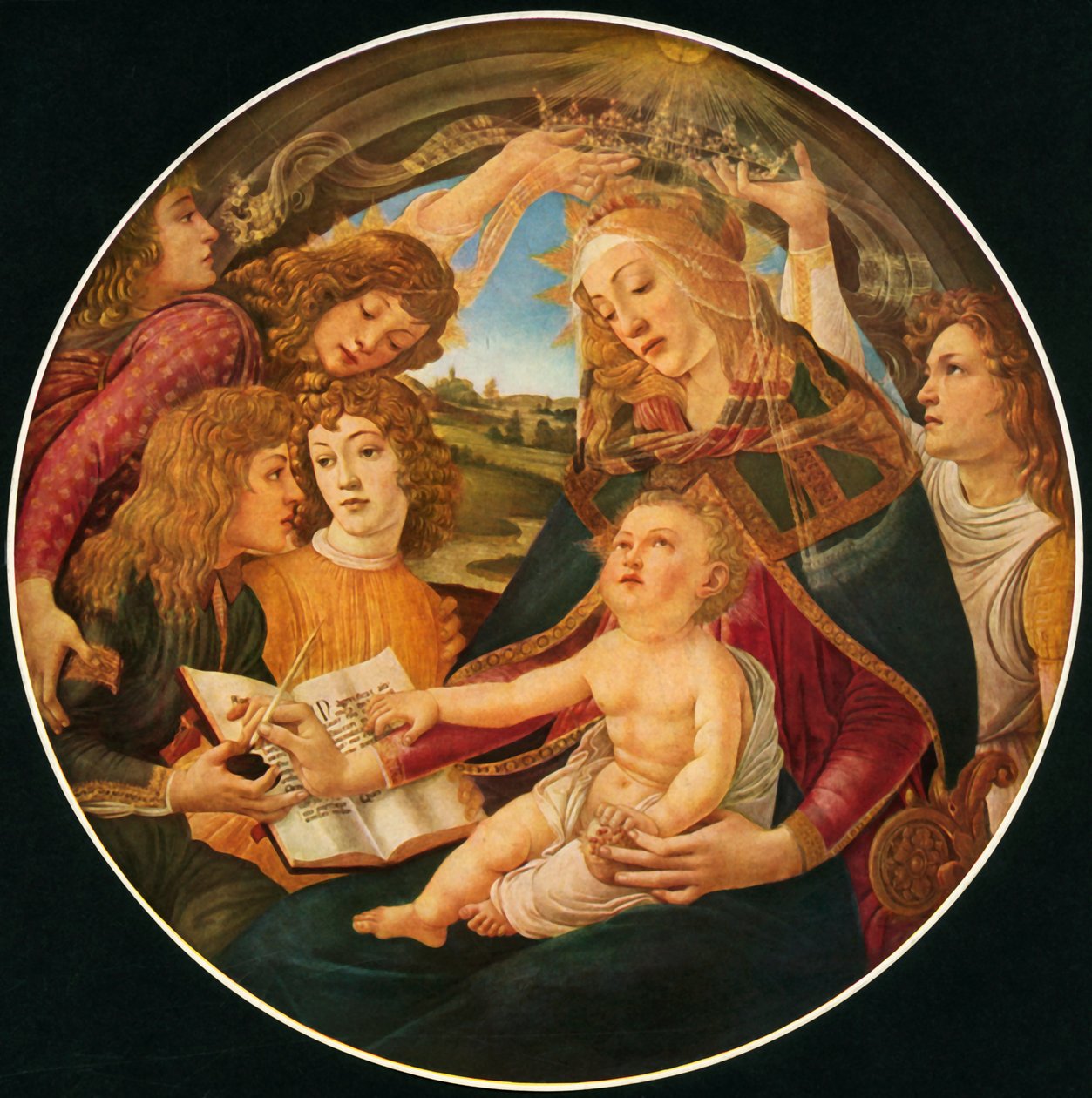 Madone du Magnificat, 1481, 1937 - Sandro Botticelli