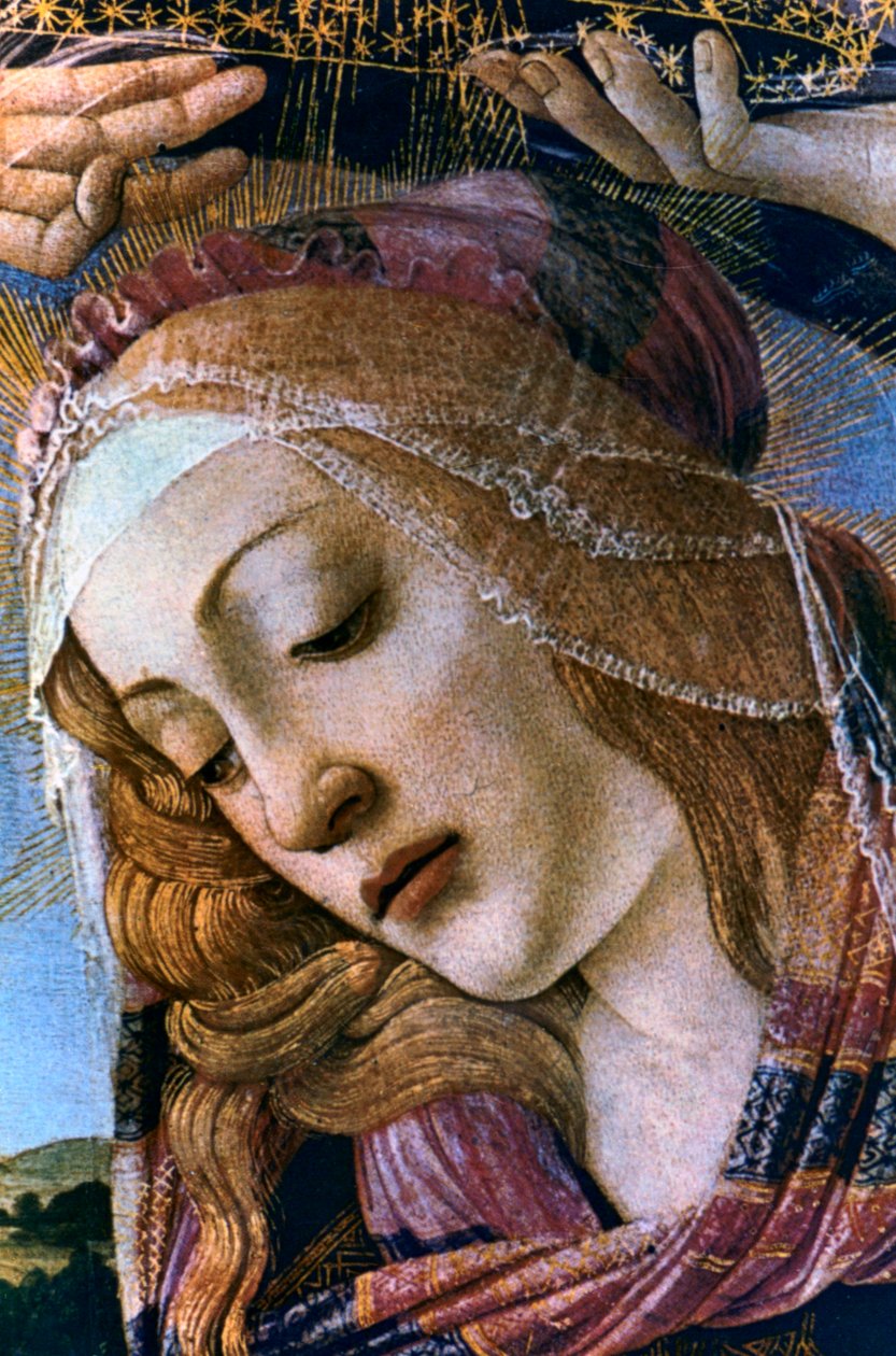Madone du Magnificat (détail), 1482 - Sandro Botticelli