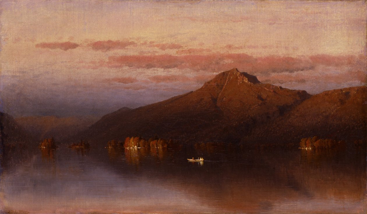 Montagne Whiteface depuis le lac Placid - Sanford Robinson Gifford