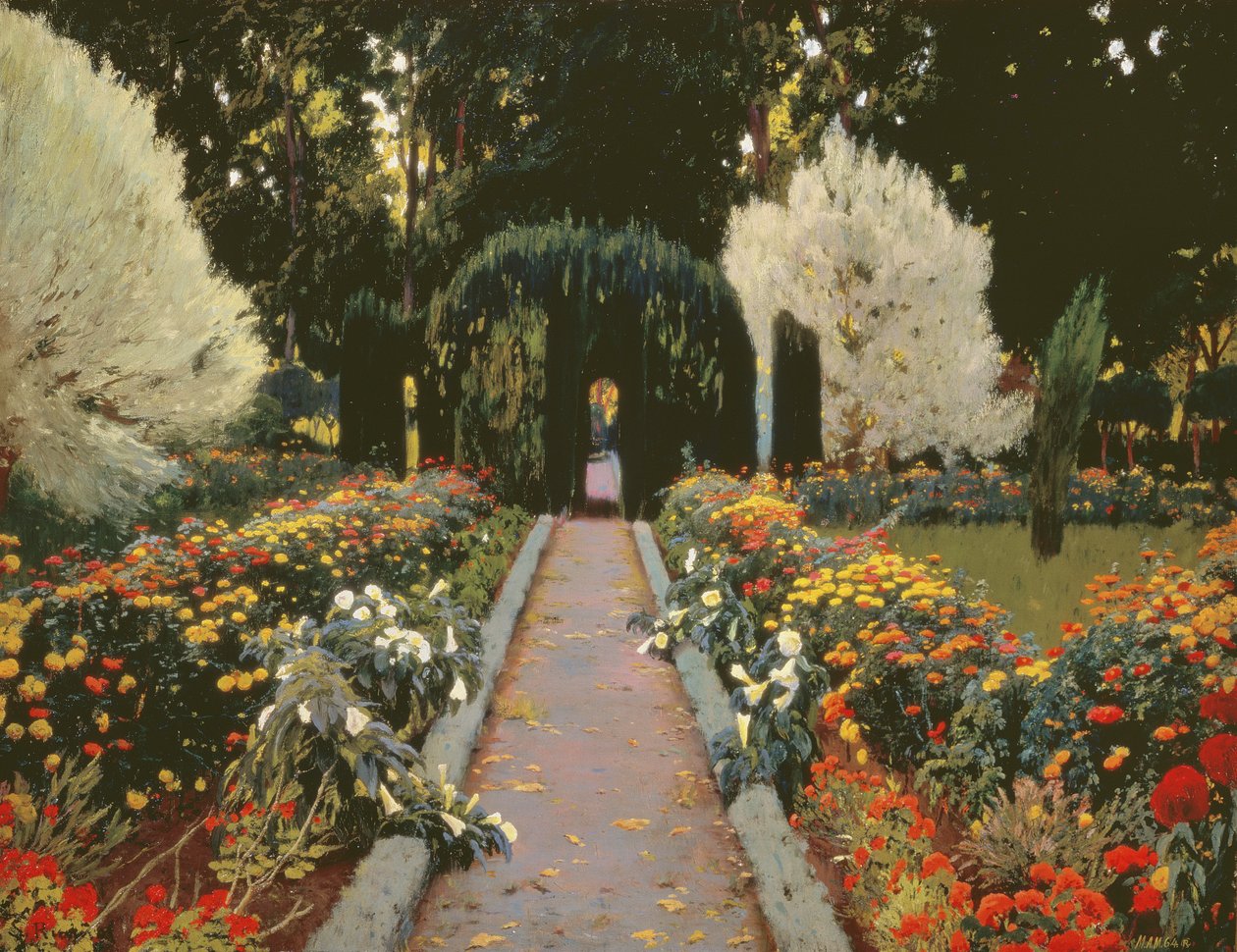 Glorieta II (Le Jardin à Aranjuez. Arbor II) 1907 - Santiago Rusiñol