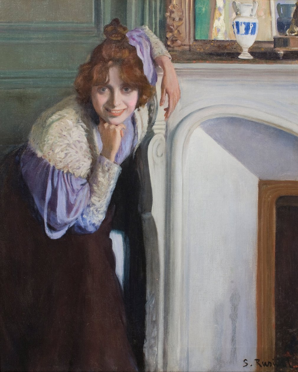 Fille riante - Santiago Rusiñol