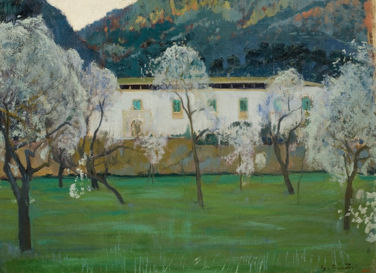 Ferme blanche (Bunyola, Majorque) - Santiago Rusiñol