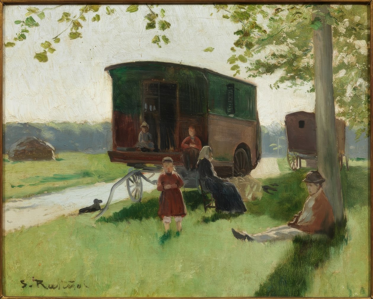 Chariot de nomades - Santiago Rusiñol
