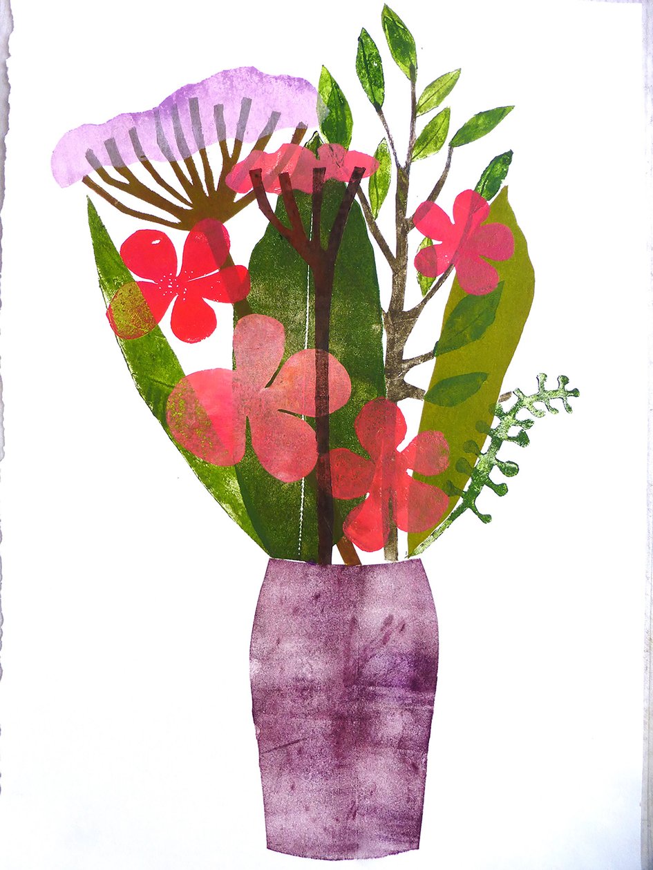 Vase violet - Sarah Thompson Engels