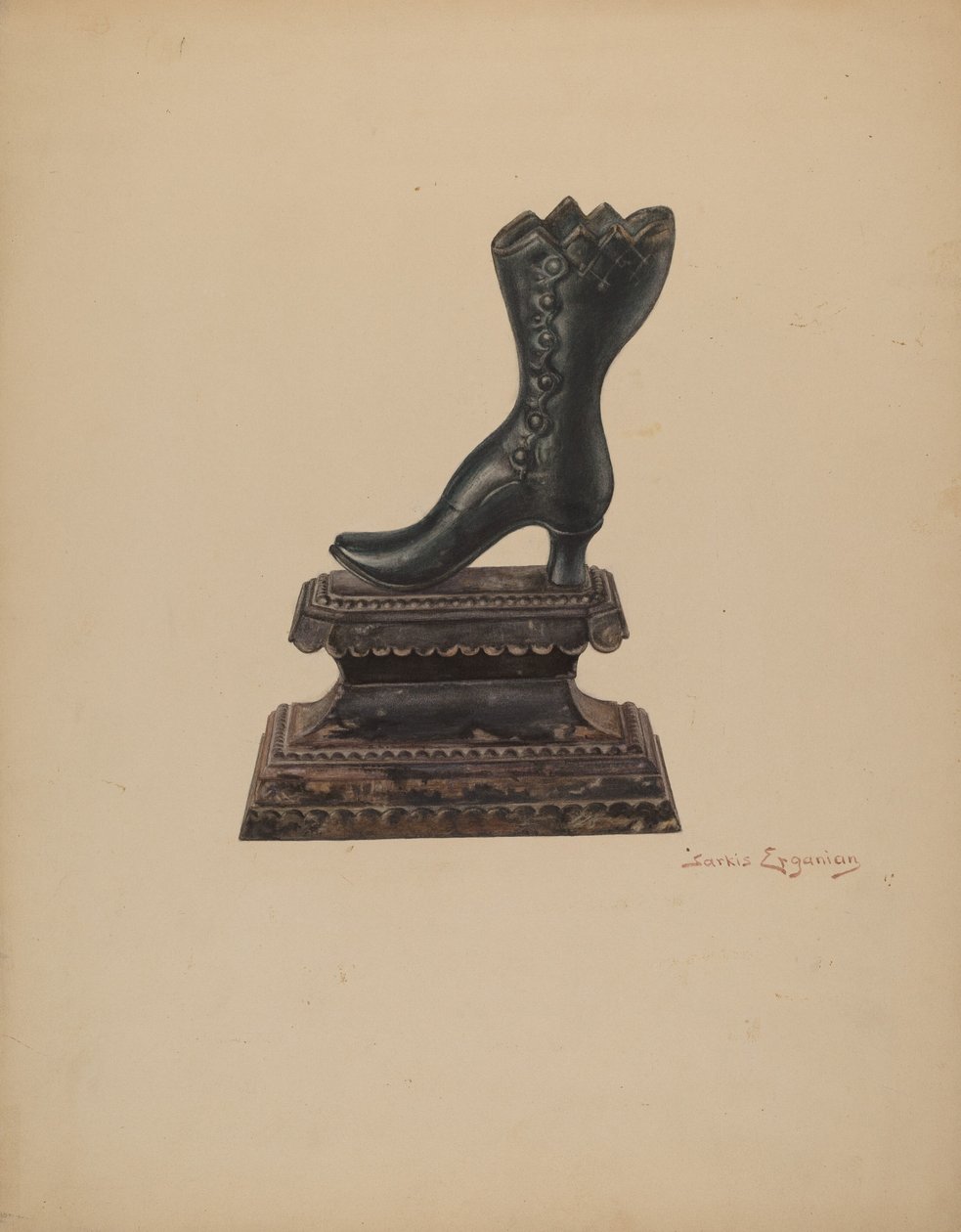 Butée de porte, vers 1939 - Sarkis Erganian