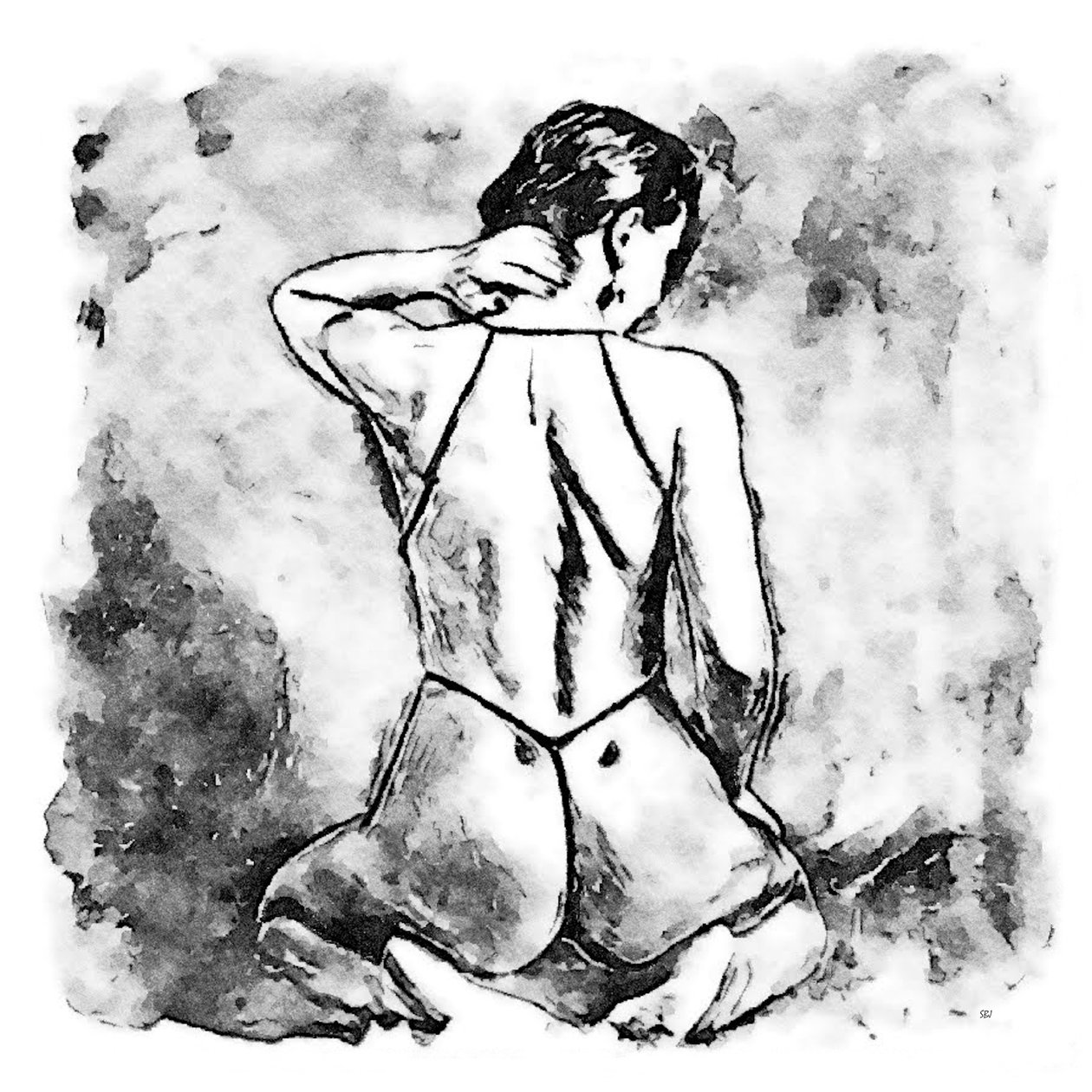 Femme agenouillée - SaskiaBJ