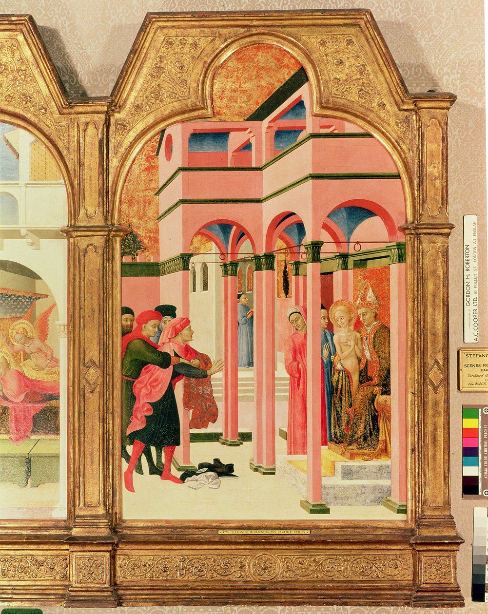 Saint François renonce à son père terrestre - Stefano Sassetta