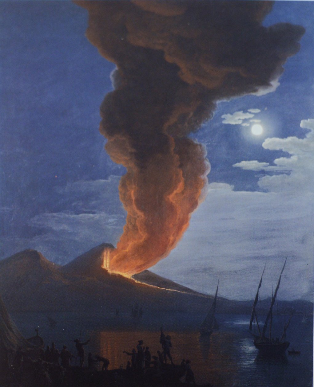 Éruption du Vésuve - Saverio della Gatta