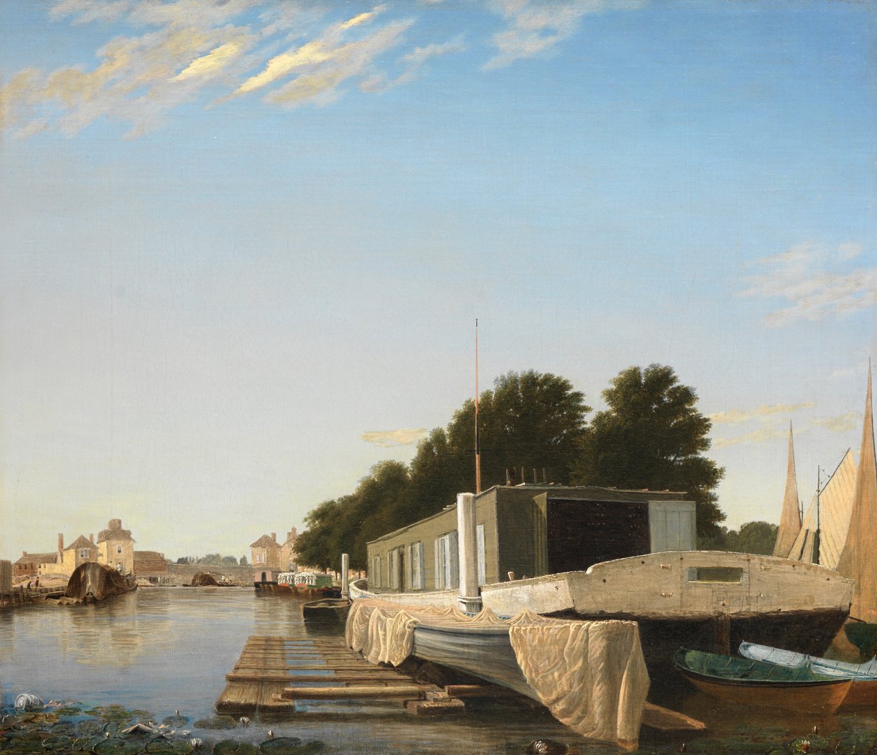 Barges à un amarrage - Scandinavian School