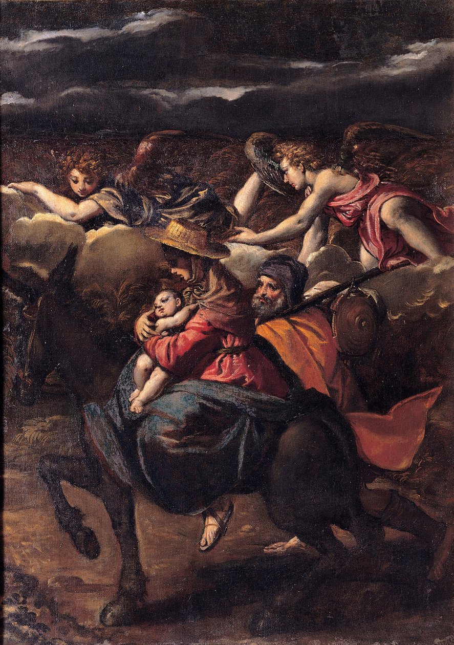 La Fuite en Égypte, 1585 - Sigismondo Scarsellino