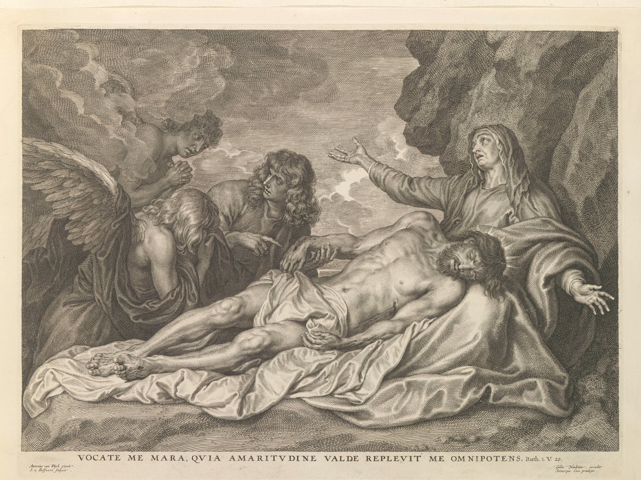La Déploration du Christ - Schelte Adamsz. Bolswert