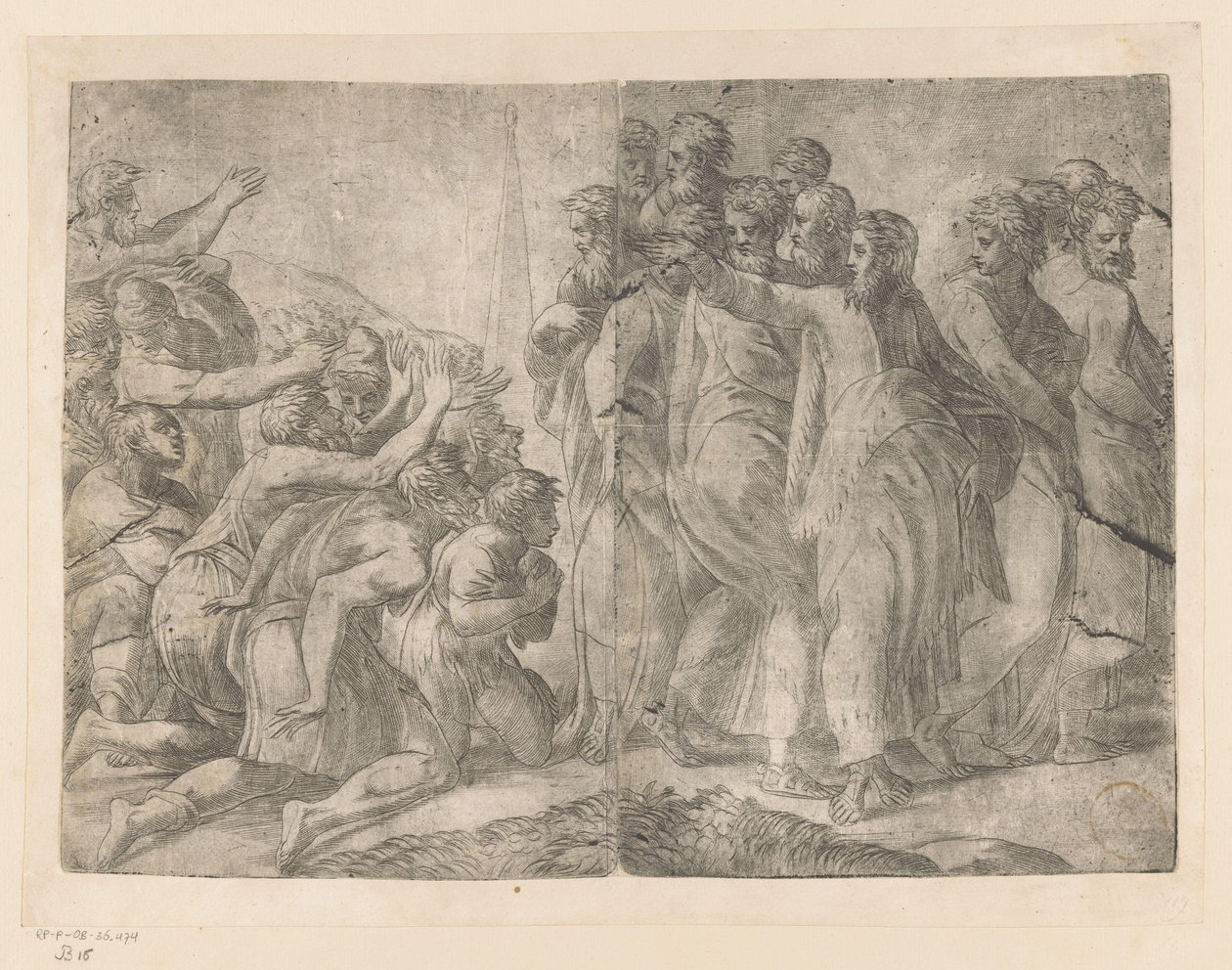 Christ guérit les lépreux - Schiavone